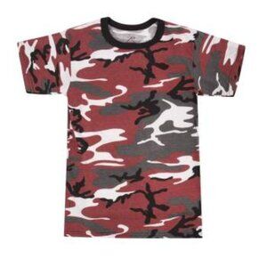 Kids Red Camo T-Shirt